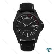 ساعت مردانه نیوی فورس NF8023 بند چرم تمام مشکی NaviForce-7653-G