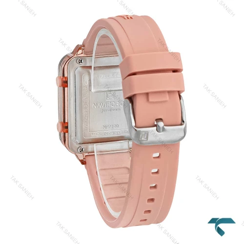 ساعت دیجیتالی نیوی فورس NF7120 صورتی NaviForce-7662-L