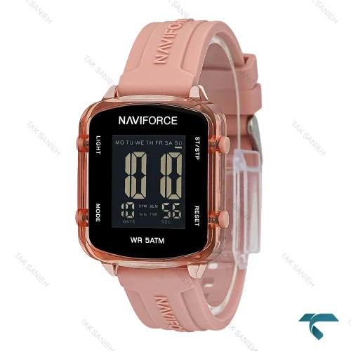 ساعت دیجیتالی نیوی فورس NF7120 صورتی NaviForce-7662-L
