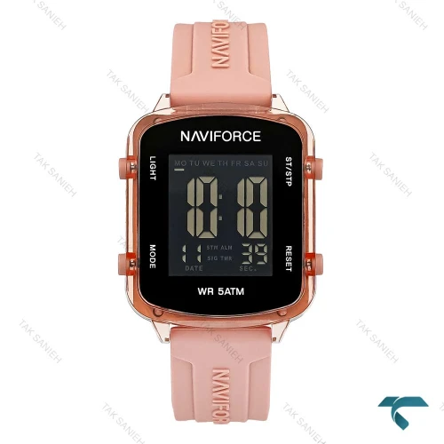 ساعت دیجیتالی نیوی فورس NF7120 صورتی NaviForce-7662-L