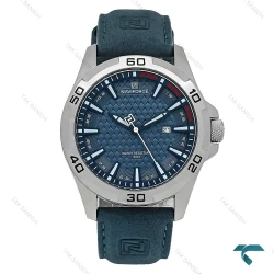 ساعت مردانه نیوی فورس NF8023 بند جیر سرمه ای NaviForce-7670-G