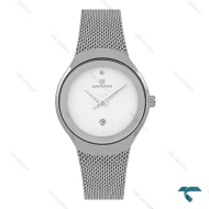 ساعت مچی نیوی فورس زنانه حصیری NF5004 نقره ای NaviForce-7679-L