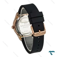 ساعت ناوی فورس NF5051 زنانه مشکی صفحه طرح گل NaviForce-7681-L