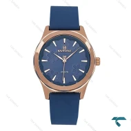 ساعت زنانه طرح گل نیوی فورس NF5051 رزگلد سرمه ای NaviForce-7682-L