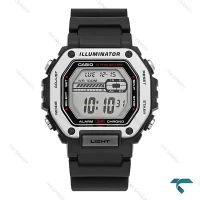 ساعت کاسیو اصلی MWD-110H مردانه مشکی سیلور Casio-7703-G