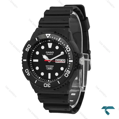 ساعت مردانه کاسیو مدل MRW-230H رنگ مشکی با طراحی اسپرت و مقاوم مناسب برای استفاده روزمره و محیط های بیرونی