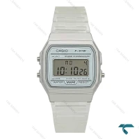 ساعت کاسیو اصلی F-91W دیجیتالی سیلور شیشه ای Casio-7709-G