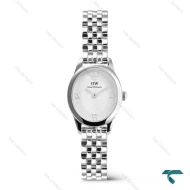 ساعت مچی DW زنانه Ophelia نقره ای صفحه سفید DW-7685-L