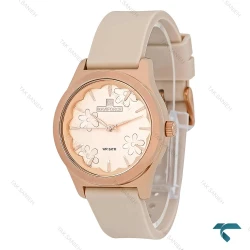 ساعت زنانه طرح گل نیوی فورس NF5051 کرم رنگ NaviForce-7716-L