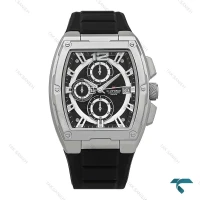 ساعت مردانه نیوی فورس NF8050 سه موتوره قاب سیلور NaviForce-7723-G