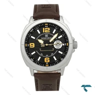 ساعت نیوی فورس NF8078 مردانه سیلور قهوه ای NaviForce-7739-G