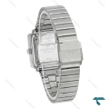 نیوی فورس زنانه NF5048 مربعی نقره ای صفحه مشکی NaviForce-7745-L