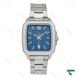 ساعت ناوی فورس NF9239 مردانه مستطیلی سیلور سرمه ای NaviForce-7748-G