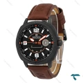 ساعت مردانه ناوی فورس NF8078 بند چرم قهوه ای NaviForce-7753-G