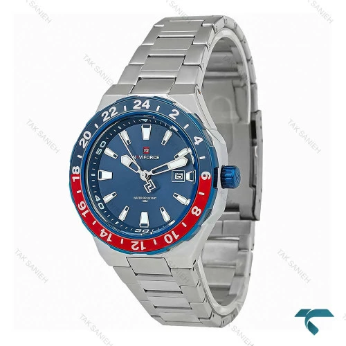 نیوی فورس مردانه NF9249 سیلور صفحه پپسی NaviForce-7754-G