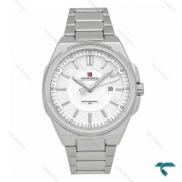 نیوی فورس NF9212 مردانه سیلور صفحه سفید NaviForce-7757-G