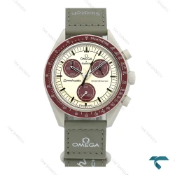 امگا سواچ ماموریت به پولوتون طوسی Swatch-7786-U