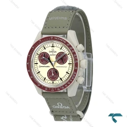 امگا سواچ ماموریت به پولوتون طوسی Swatch-7786-U