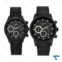 ساعت ست سیتیزن Prime سه موتوره تمام مشکی Citizen-7823-S