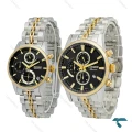 ساعت ست سیتیزن دورنگ طلایی سه موتوره Citizen-7835-S