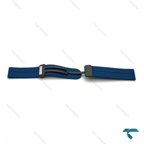 بند رابر ساعت مچی امگا سواچ سرمه ای Strap-7847-U