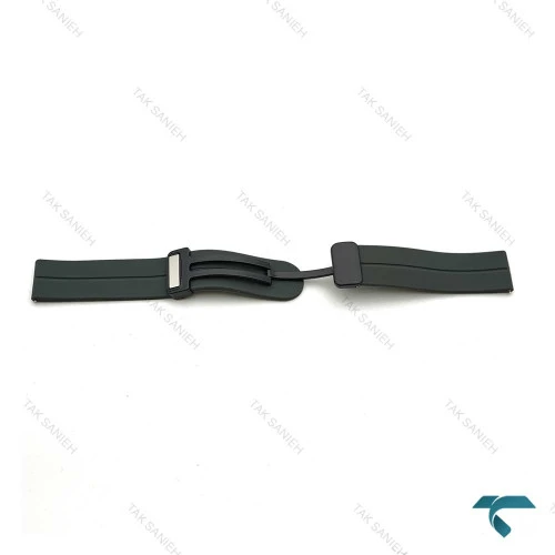 بند رابر ساعت امگا سواچ خاکستری Strap-7852-U