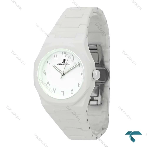 ساعت ای پی پلاستیکی تک موتوره سفید AP-7855-G