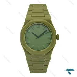 ساعت طرح ای پی پلاستیکی تک موتوره سبز زیتونی AP-7858-G