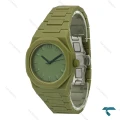 ساعت طرح ای پی پلاستیکی تک موتوره سبز زیتونی AP-7858-G