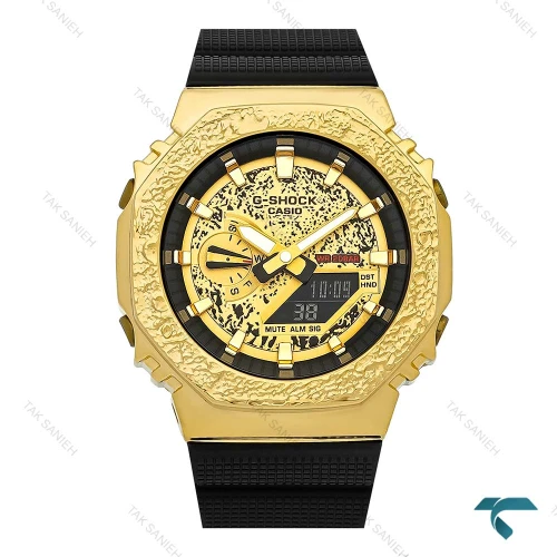 ساعت کاسیو جیشاک GM2100 مردانه طلایی Casio-7863-G