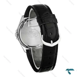 ساعت کاسیو MTP-1370 مردانه سیلور بند چرم مشکی Casio-7874-G