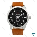 ساعت ناوی فورس مردانه NF9229 آنالوگ بند چرم عسلی NaviForce-7888-G