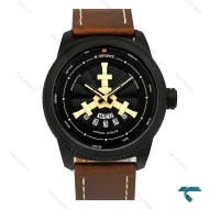 ساعت نیوی فورس NF9156 مردانه بند چرم قهوه ای NaviForce-7889-G