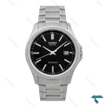 ساعت مردانه کاسیو MTP-1183 سیلور صفحه مشکی Casio-7929-G