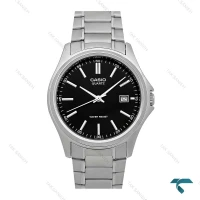 ساعت مردانه کاسیو MTP-1183 سیلور صفحه مشکی Casio-7929-G