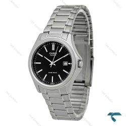 ساعت مردانه کاسیو MTP-1183 سیلور صفحه مشکی Casio-7929-G