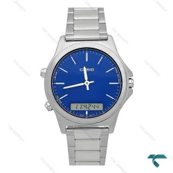 ساعت مردانه کاسیو MTP-VC01D-2E دوزمانه صفحه آبی Casio-7930-G