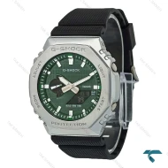 ساعت کاسیو جی شاک GM-2100 مردانه سیلور صفحه سبز Gshock-7938-G