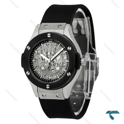 هابلوت زنانه صفحه اسکلتون قاب استیل زه مشکی Hublot-7946-L