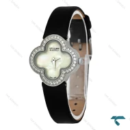 ساعت ونکلیف Alhambra زنانه سیلور دورنگین صفحه صدف VanCleef-7988-L
