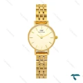 ساعت DW زنانه مینی گرد تمام طلایی DW-8011-L