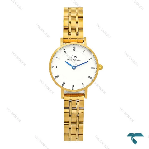 دنیل ولینگتون طلایی زنانه مینی گرد ایندکس رومی DW-8013-L