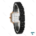 ساعت مربعی دنیل ولینگتون زنانه مشکی رزگلد DW-8016-L