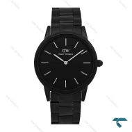 ساعت دنیل ولینگتون مردانه آیکونیک تمام مشکی DW-8036-G