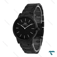ساعت دنیل ولینگتون مردانه آیکونیک تمام مشکی DW-8036-G