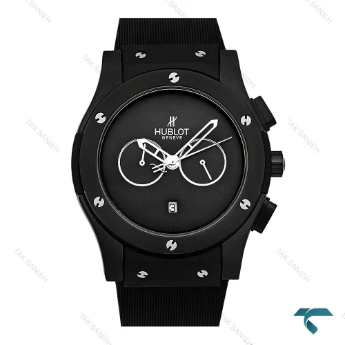 ساعت Hublot مردانه کورنوگراف مشکی صفحه مهندسی Hublot-8040-G