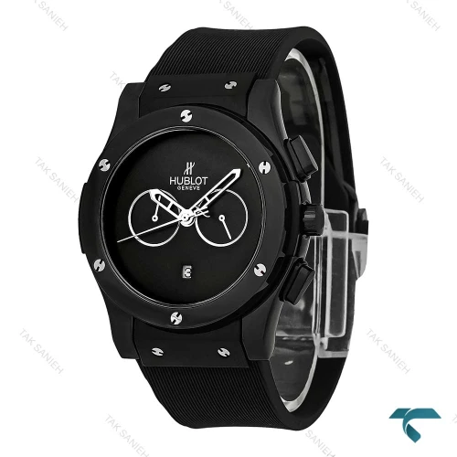 ساعت Hublot مردانه کورنوگراف مشکی صفحه مهندسی Hublot-8040-G