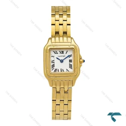 ساعت طلایی کارتیه پنته زنانه اسمال صفحه جدید Cartier-7258-L