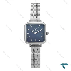 ساعت DW زنانه مربعی سیلور صفحه سرمه ای DW-7260-L