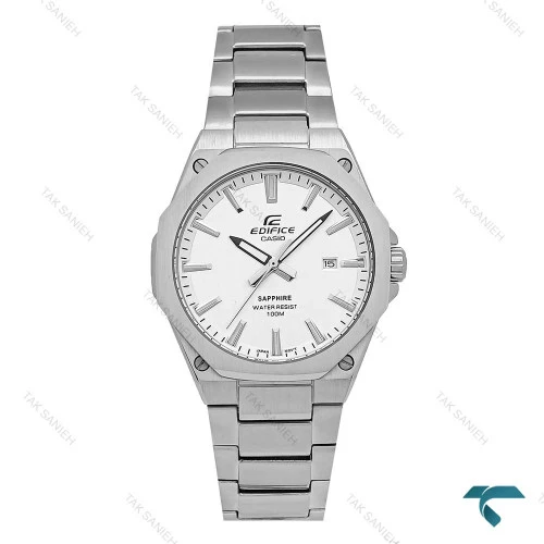 ساعت کاسیو EFR-S108 ادیفایس مردانه سیلور صفحه سفید Ediffice-7264-G